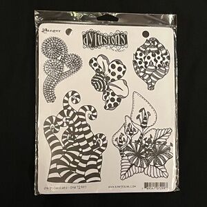 Stripey Curlicues Dylusions stamp set